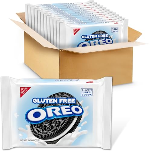 Image of OREO Gluten Free Chocolate Sandwich Cookies, Gluten Free Cookies, 12-12.08 oz Packs