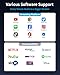 [Apple MFi Certified] Lightning to HDMI Adapter for iPhone,Digital AV Audio Dongle,2K Sync Screen Connector Cable 6.6ft HDTV Converter Cord for iPhone,iPad to TV/Projector/Monitor No Need Power