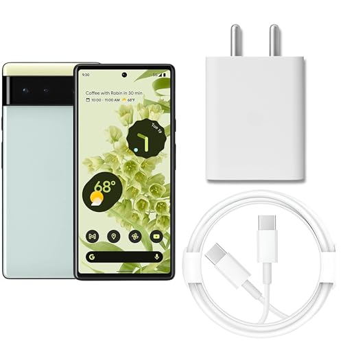 Image of Original 30 Watt Fast Charging Type C Charger with Cable Comaptible with Google Pixel 7 Pro,7a,7,6 Pro,6a,6,5a 5G,5, (Adapter+Type C to C)