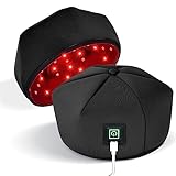 iTHERAU Red Light Cap - 660nm & 850nm Near Infrared Light Cap- Black
