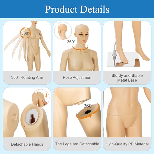 Zeny D01-1207@#JA0941 Female Mannequin Full Body thumb #2