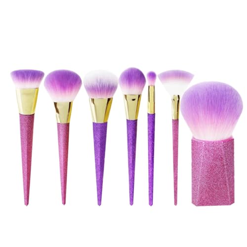 RedAeL Complete Your Beauty Routine with a Versatile 7-Piece Makeup Brush Set for Powder and Eye Shadow Application