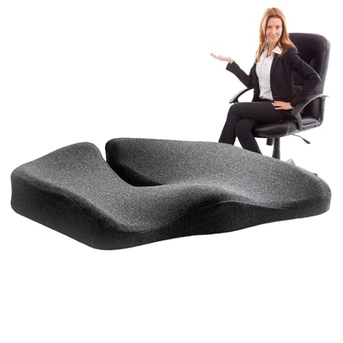 Coussin de siège ergonomique en mousse à mémoire de forme pour chaise de bureau - 2