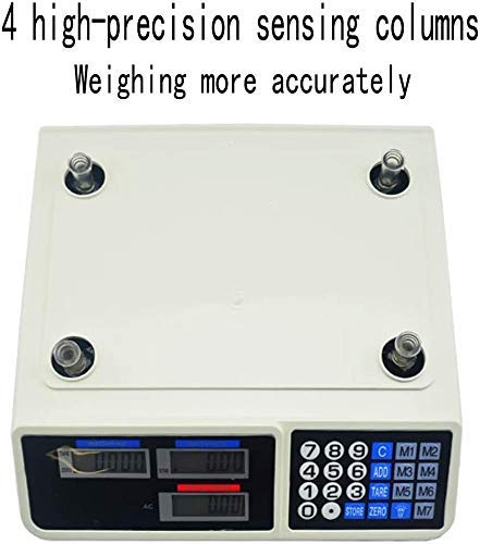 Báscula electrónica portátil capacidad 30kg con pantalla LCD miniatura 5