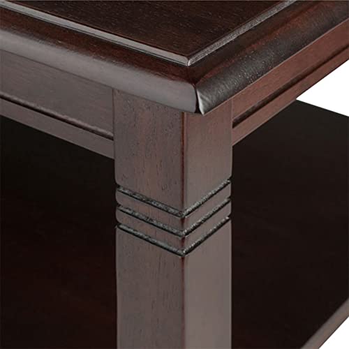 Winsome Wood Nolan Occasional Table, Cappuccino #TOP6