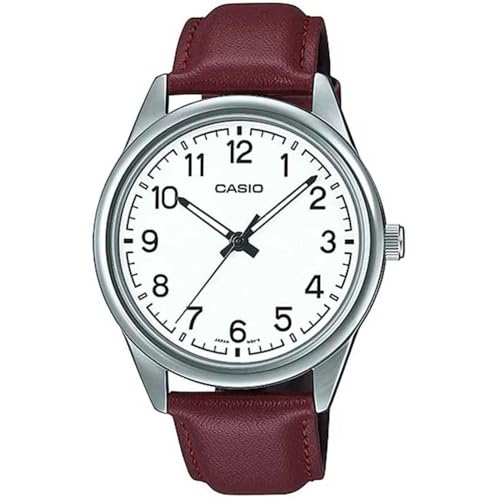 Montre Homme Casio MTP-V005L-7B4UDF classique avec cadran blanc de 40 mm