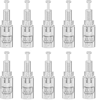 PIPM Microneedling Dermapen Needle Cartridges, for Face Skin Care Microneedle Derma pen Set (10 PCS 12-Pin) UK-12-J114
