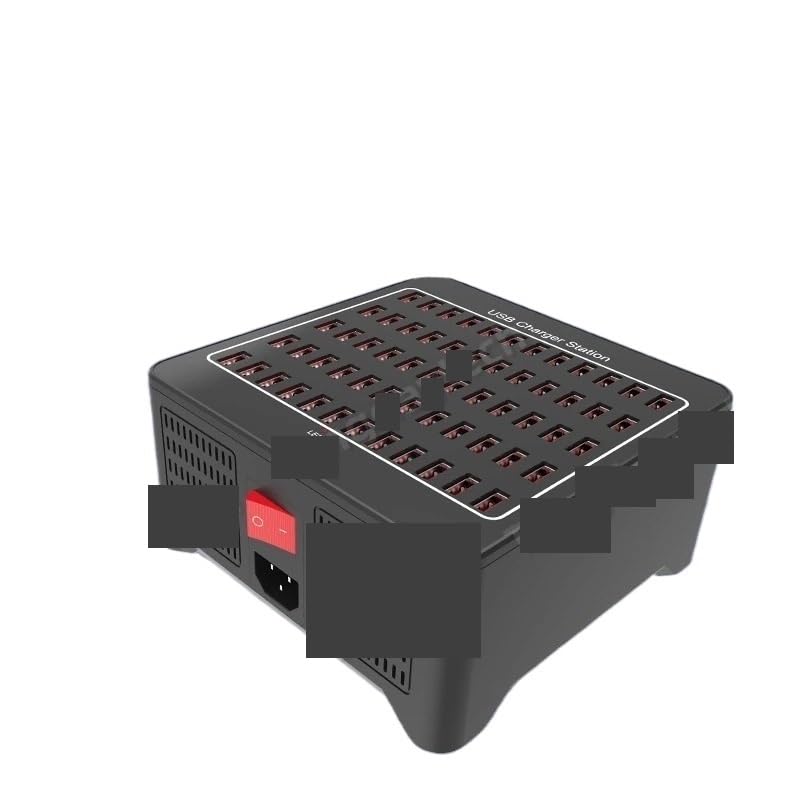 Uniwersalna stacja ładująca Multi USB o mocy 300 W. 50 portów Szybkie ładowanie Przenośny i kompaktowy