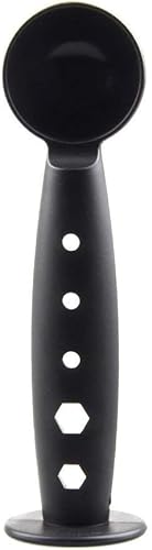 Coffer - Manipulador multifuncional para expreso con cuchara medidora de 0.35 onzas, herramienta de ajuste de café para barista, prensa de granos de