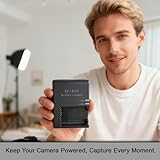 LC-E10 Charger for Canon, Quick Charger for Canon EOS Rebel T7 T6 T5 T100 & 4000D 3000D 2000D, LP-E10 Battery Charger with LED Indicator & Auto Safety Cut-Off (1 pc black) - Image 7