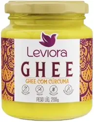 Manteiga Ghee com Cúrcuma Sem Lactose Leviora 200g