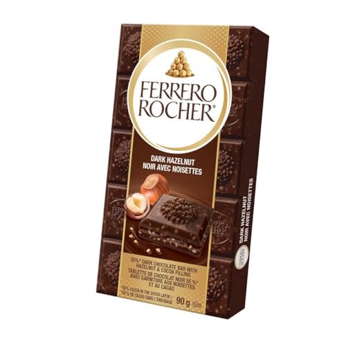 Ferrero Rocher Dark Hazulnut, Noir Avec Noisettes 90g - Thumbnail 3