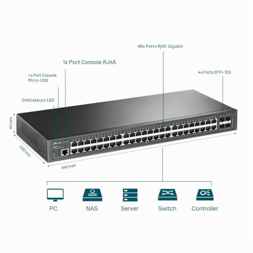 TP-Link Jetstream TL-Sg3452x V1 - Switch - Gestito