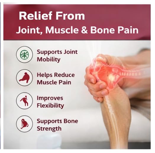 Image of Lumbar Herb Pain Relief Capsules - Ayurvedic Back Pain Relief with Ashwagandha | Fast Relief for Back, Neck, Shoulder & Joint Pain | Herbal Joint Support Supplement (Pack of 1)