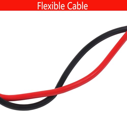 Image of 4PCS 4MM Stackable Banana to Banana Plug Test Leads Banana Plug Test Cables for Electrical Testing (2 Red and 2 Black)