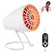 BORDEAG Rotlichtlampe Infrarotlampe 100W, Rotlicht-Wärmelampe für Zuhause, Red Light Lampe mit 10–90 Min Timer, Infrarot-Rotlicht mit 30°–60° verstellbarem Lampenkopf