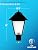 KastLite Outdoor Post Light Fixture, Fits 3" Lamp Post Outdoor Lighting - Anti-Rust Waterproof Lantern Pole Light, E26 Base - Yard Pathway Driveway Patio Deck Fence & Street Lighting