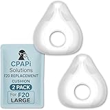CPAPi Solutions F20 Replacement Cushions 2-Pack (Large) – Compatible with AirFit & AirTouch CPAP Masks, Soft Silicone Seal, Snug Fit for Nose & Mouth, Durable & Comfortable