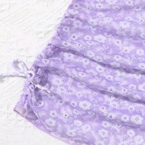 Girls Suit Girls' 3 Piece Set Bikini Swimsuit with Drawstring Beach Skirt Ruched Bathing Suit Girls High Waisted Swimsuit3