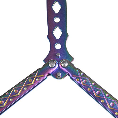 Topcom Butterfly Trainer, Unsharp-Blade Practice Training Tool Stainless Steel #TOP5