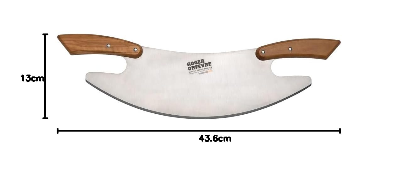 Roger Orfèvre - Tranche pizza 35 cm en acier inoxydable