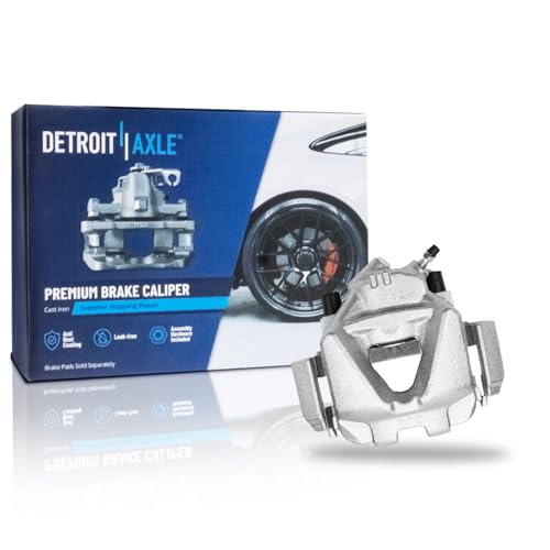 Image of Detroit Axle - Front Right Passenger Side Brake Caliper w /Bracket | Replacement for BMW 323i X1 328xi 328i xDrive