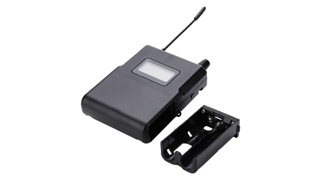 Système Monitoring In-ear Sans Fil – Émetteur + Récepteur Rechargeable – Portée 40 M – Autonomie 10h – Pour Scène