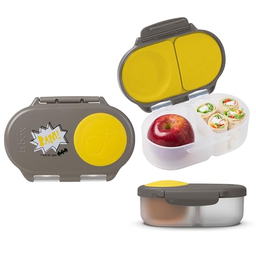 Image of b.box Batman Snack Box, Snack Containers for Kids, Kids Lunch Box