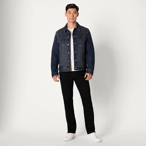 Amazon Essentials Men's Low Stretch Regular-Fit Denim Jacket 5