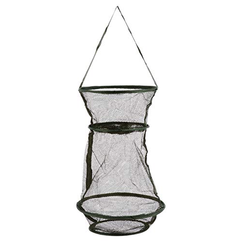 BESPORTBLE 25 cm, rede de pesca, armadilha dobrável para pesca, gaiola de pesca, cesta de pesca para