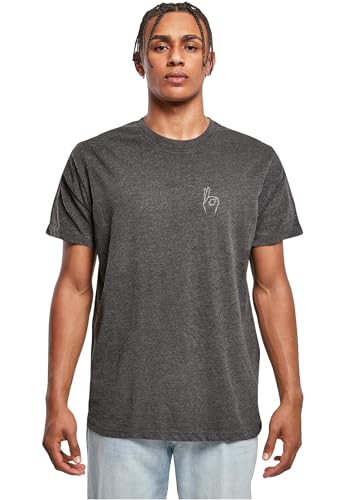 T-shirt Homme Mister Tee MT1485 Noir en Coton Manches Courtes
