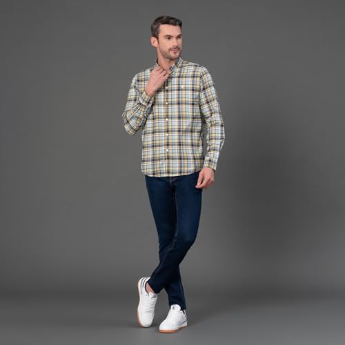 Image of Red Tape Men's Cotton Regular Fit Shirt