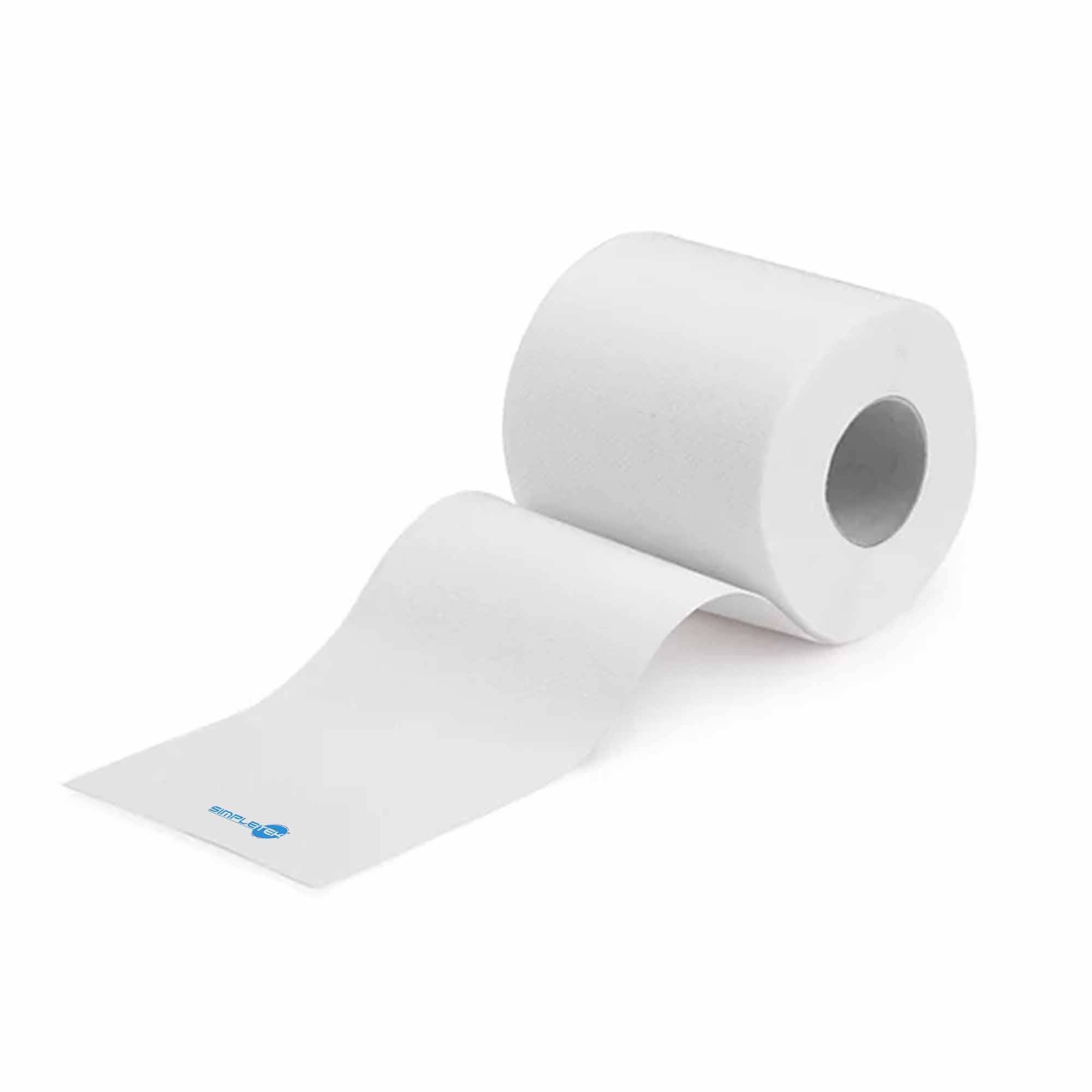 SIMPLETEK - Carta igienica professionale e Goffrata | 2 Veli Pura di Cellulosa | Morbida - Ecolabel | Confezione da 24 Rotoli