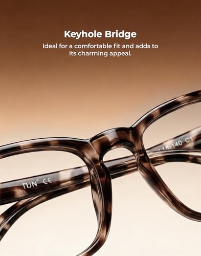 Image of TIJN Blue Light Blocking Glasses for Women Men Square Frame Nerd Eyeglasses Anti Blue Ray Computer Screen Glasses