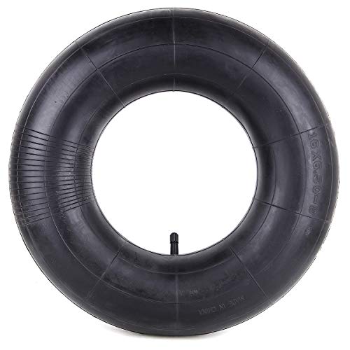 Set of 2 16x6.50-8 Inner Tube with TR13 Straight Valve Stem Replacement for Lawn Mower Snow Blower ATV Farm Tractor Wheelbarrow Trailer Implement Golf Cart