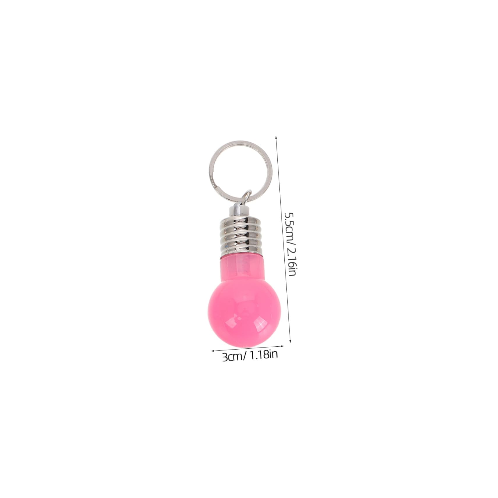 Plástico Llavero, 21 Piezas, de Bombilla LED de Colores