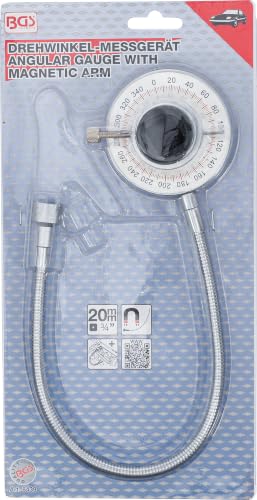 Calibrador Angular BGS 8439 con Brazo Magnético 20 mm miniatura 4