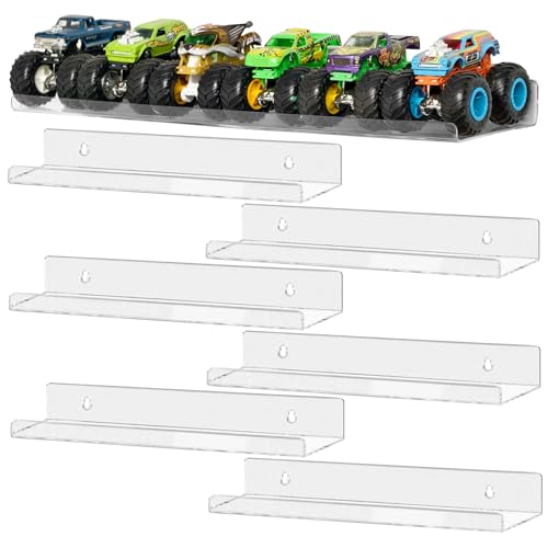 Monster Trucks Display Storage Shelves Organizer Shelf for Toy Trucks Cars