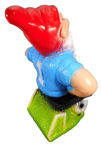 Gartenzwerg Fußball 33 cm Made in Germany Garten bruchfest PVC Deko GRS 0938 - 5