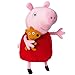 Peppa Pig Peluche Peppa con Voz, Multicolor (Bandai 84255)