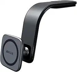 Suporte De Telefone Celular Veicular Magnético Para Carro Painel Parabrisa Ímã Magsafe Qi2 360º Flexível DRIVR