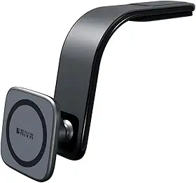 Suporte De Telefone Celular Veicular Magnético Para Carro Painel Parabrisa Ímã Magsafe Qi2 360º Flexível