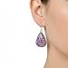 Purple Charoite 925 Sterling Silver Handmade Design Earrings For Women Gift Jewelry For Her