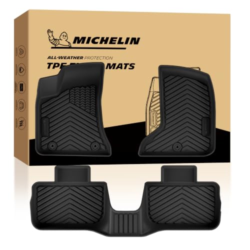 Image of Michelin Vehicle Mats for 2011-2023 Dodge Charger /Chrysler 300 AWD(3 Piece) | All-Weather TPE Custom Fit Liner, Premier