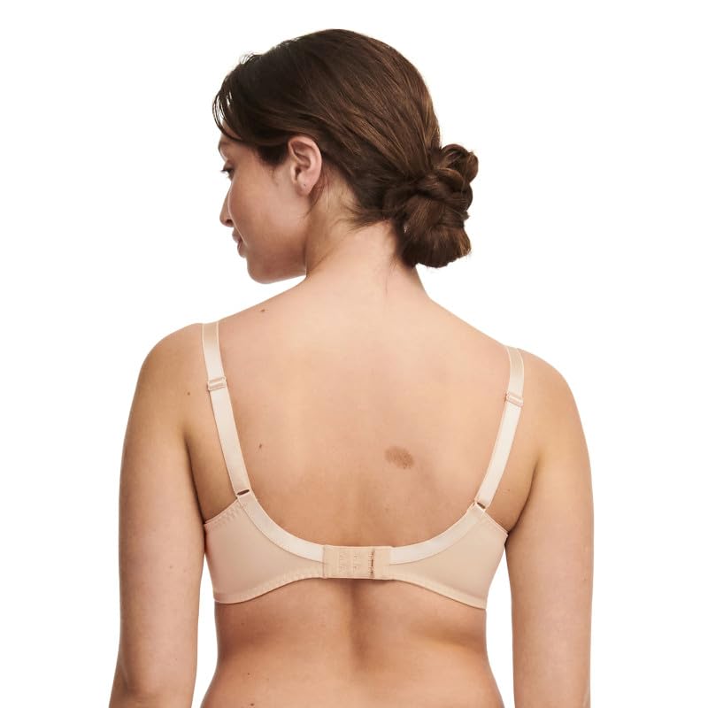Chantelle Every Curve Spitzen-BH mit voller Abdeckung, ungefüttert, Nude-Rouge, 75E – Ansicht 2