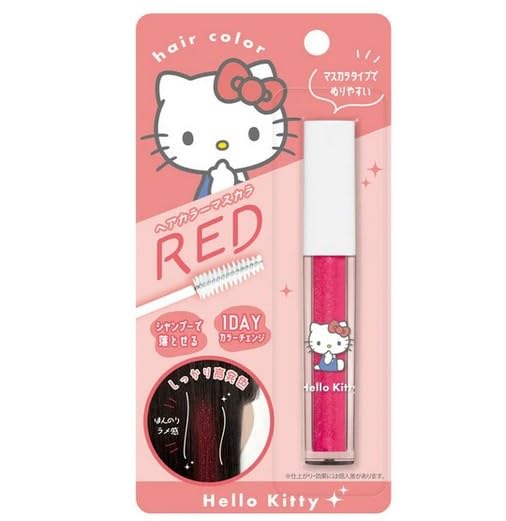 ハローキティ　マスコット付　メイクアップコレクション　マスカラ メイベリン×サンリオ「ハローキティ」25年冬コスメ、“ピンクリボン