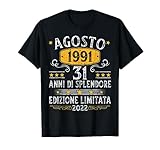 Photo Gallery 31 anni compleanno 1991 agosto uomo agosto 1991 31 anni maglietta Photo Gallery 31 anni compleanno 1991 agosto uomo agosto 1991 31 anni maglietta