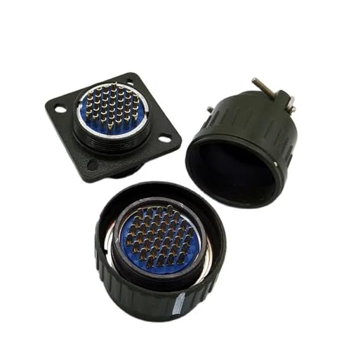 Connecteur de ligne 28mm Y28M fiche aviation 37 broches pour câblage moteur