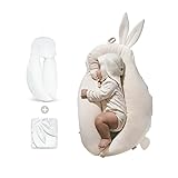 【公式】 RaRas ララス うさぎクッションピロー 通気性 天然バンブー素材 新生児対応 無香無染 ギフト仕様 使用対象0ヶ月以上 (バンブーメッシュ)