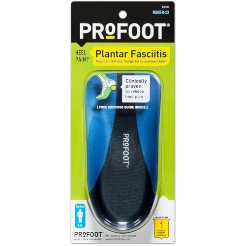 ProFoot Plantar Fasciitis Heel Insert Men's, 1 pair (Pack of 8)
